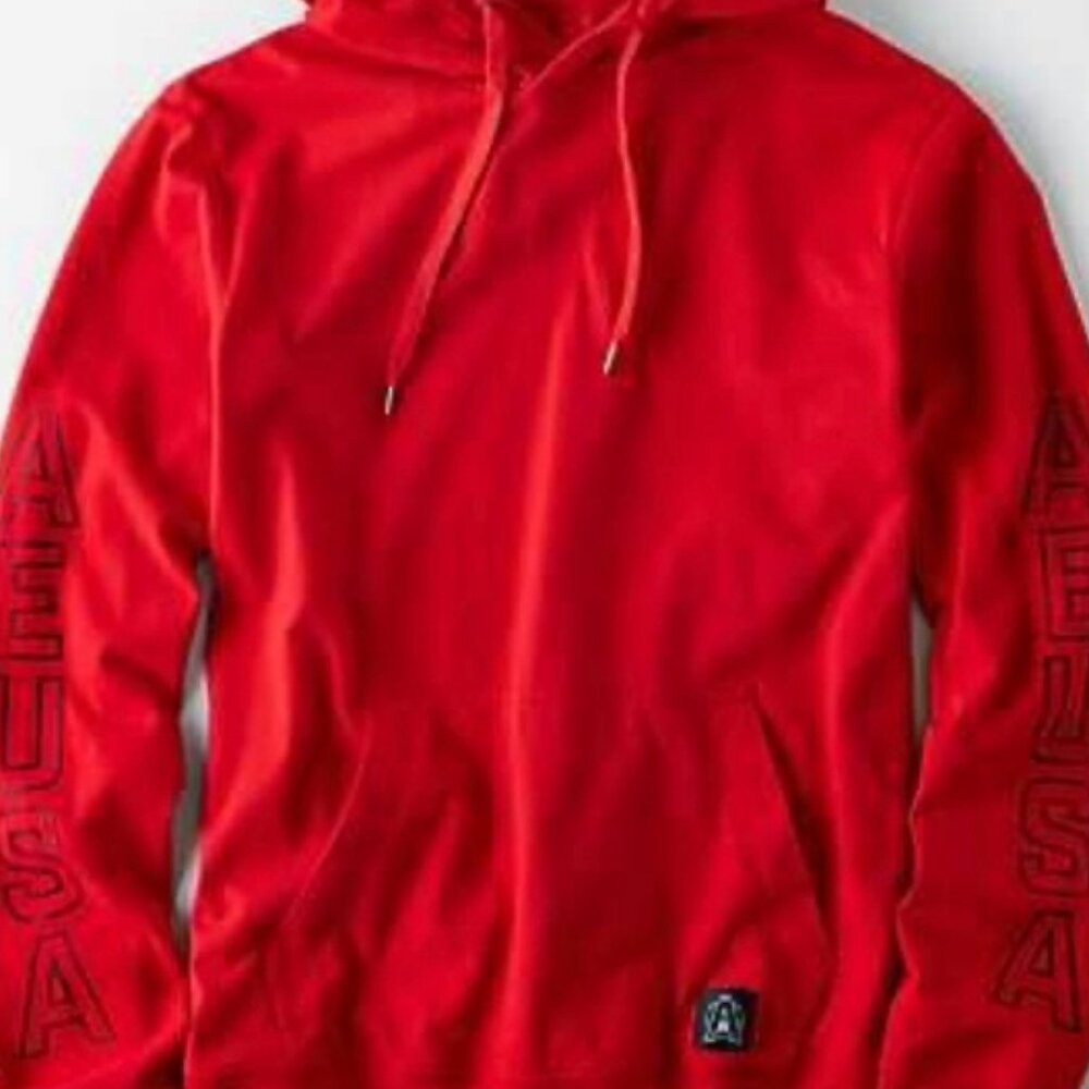 Red Sweatshirt American Eagle XL cotton